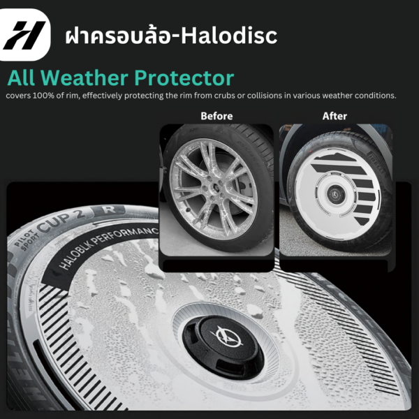 8 ฝาครอบล้อ Halodisc-Tesla3/3Highland/Y/YJuniper