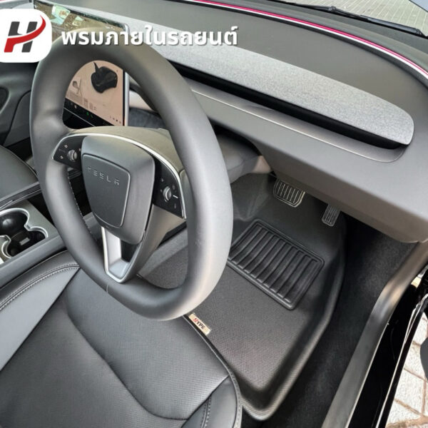 พรมรถยนต์ 3D Mat TPE+XPE -Tesla Model 3 Highland 2023-ปัจจุบัน