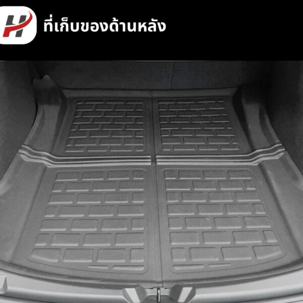 พรมรถยนต์ 3D Mat TPE+XPE -Tesla Model 3 Highland 2023-ปัจจุบัน