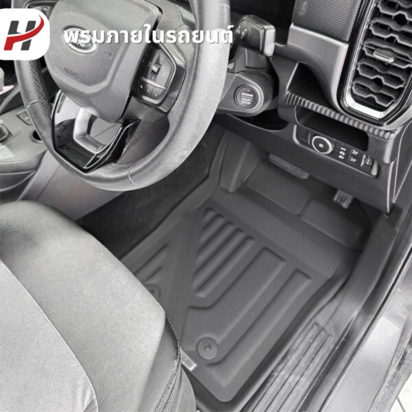 th-11134207-7rasc-m3sx31vj90bs09 พรมรถยนต์ 3D Mat TPE+XPE -Ford ranger 2022-ปัจจุบัน
