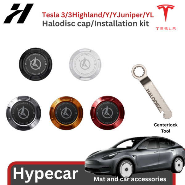 Halodisc cap/Installation kit สำหรับฝาครอบล้อ Haloblk